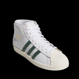 Adidas Originals Pro Model 80 ADV Mens Size 9.5 White Off White Green